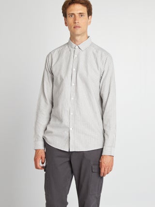 Camicia oxford a righe