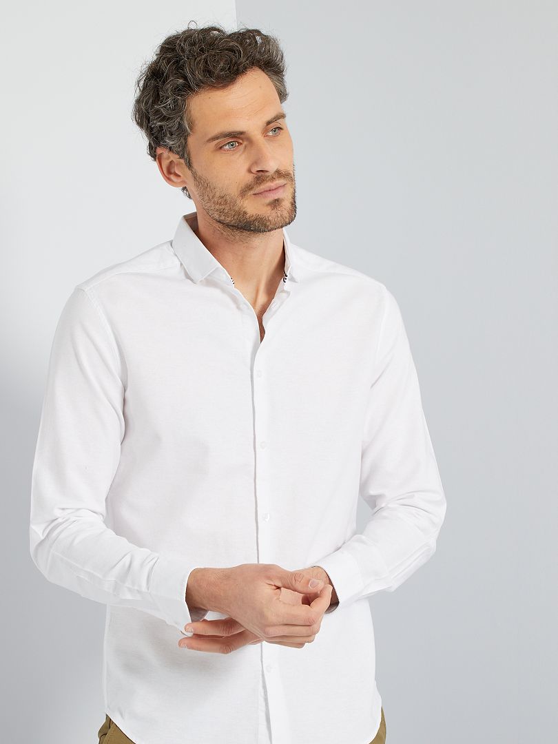 Camicia oxford Bianco - Kiabi