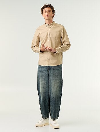 Camicia oxford con abbottonatura