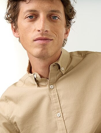Camicia oxford con abbottonatura
