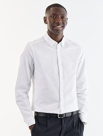 Camicia oxford con abbottonatura