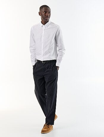 Camicia oxford con abbottonatura
