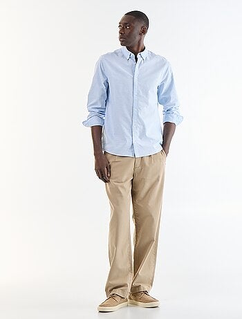 Camicia oxford con abbottonatura