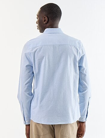 Camicia oxford con abbottonatura