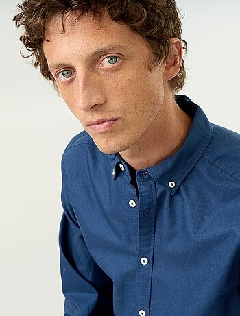 Camicia oxford con abbottonatura