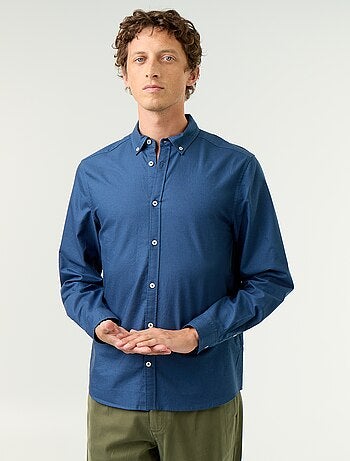 Camicia oxford con abbottonatura