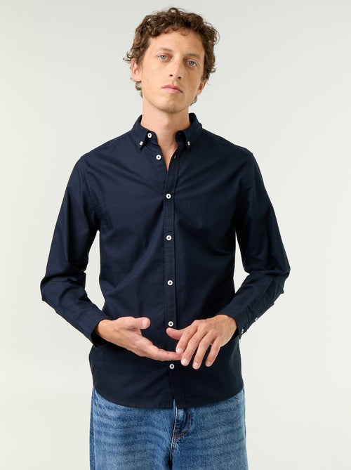 Camicia oxford con abbottonatura - Kiabi Camicia oxford con abbottonatura - Kiabi