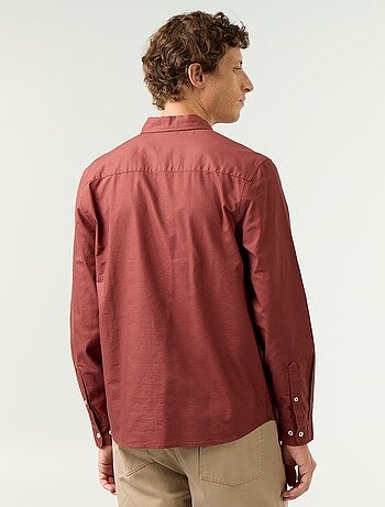 Camicia oxford con abbottonatura