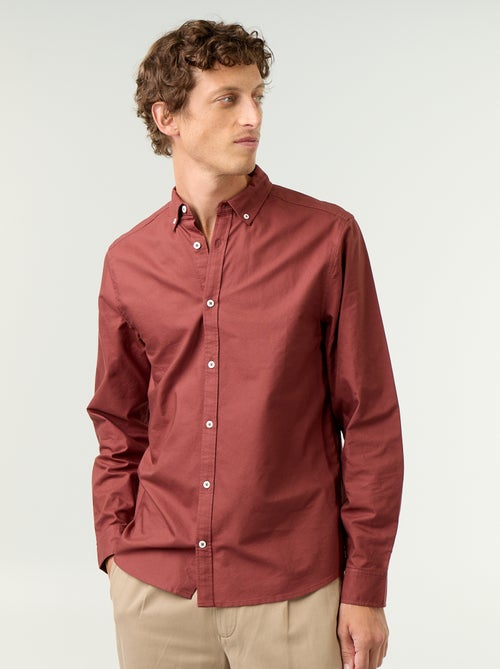 Camicia oxford con abbottonatura - Kiabi Camicia oxford con abbottonatura - Kiabi