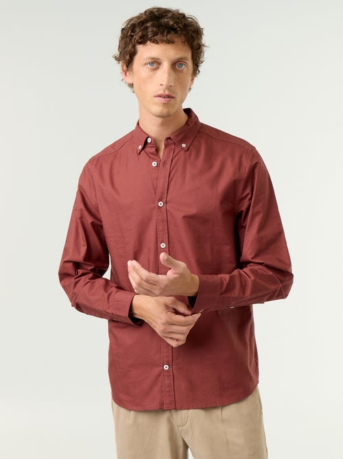 Camicia oxford con abbottonatura - Kiabi Camicia oxford con abbottonatura - Kiabi