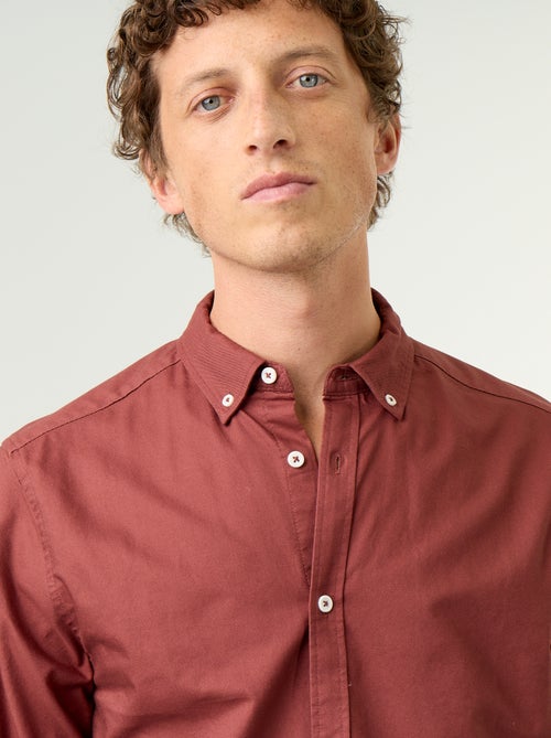 Camicia oxford con abbottonatura - Kiabi Camicia oxford con abbottonatura - Kiabi
