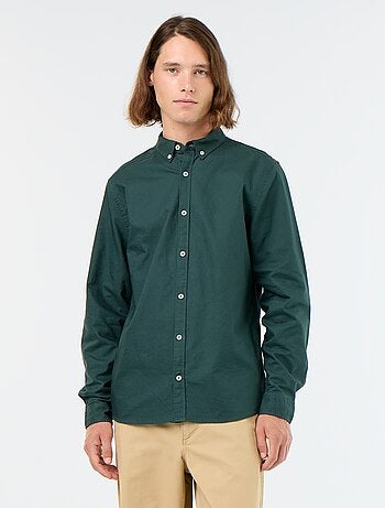 Camicia oxford con abbottonatura