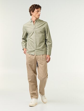 Camicia oxford con abbottonatura