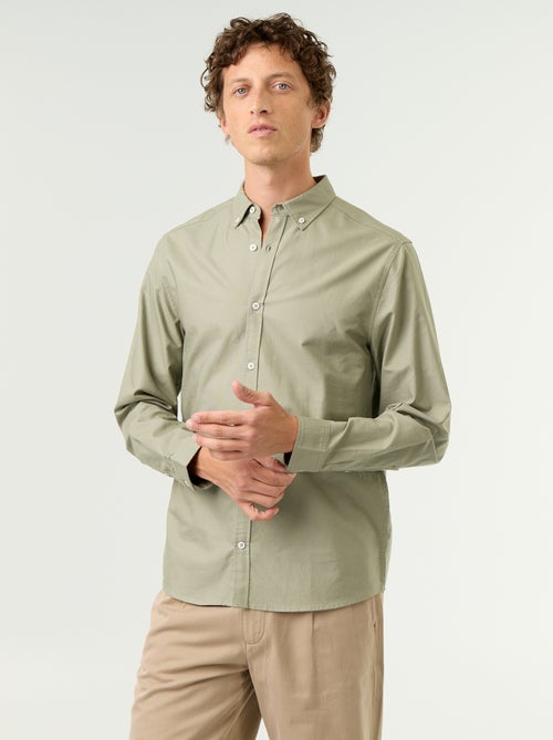 Camicia oxford con abbottonatura - Kiabi Camicia oxford con abbottonatura - Kiabi
