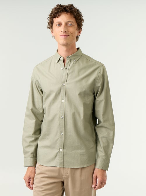Camicia oxford con abbottonatura - Kiabi Camicia oxford con abbottonatura - Kiabi