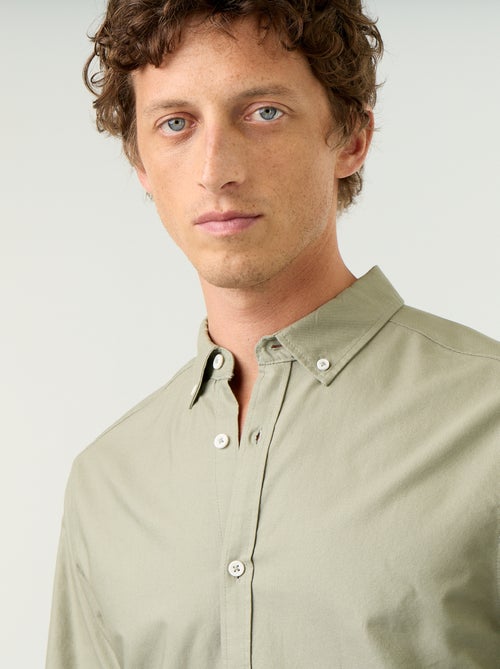 Camicia oxford con abbottonatura - Kiabi Camicia oxford con abbottonatura - Kiabi