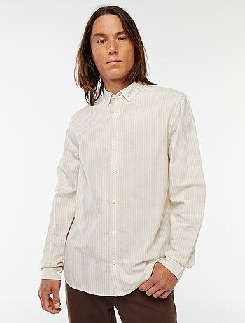 Camicia Oxford con motivo a righe