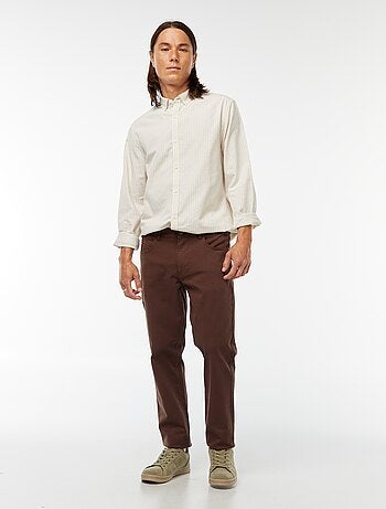 Camicia Oxford con motivo a righe