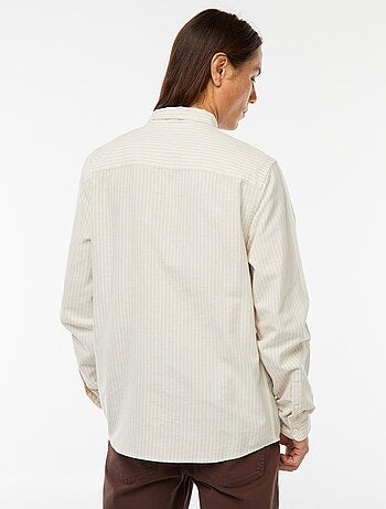Camicia Oxford con motivo a righe
