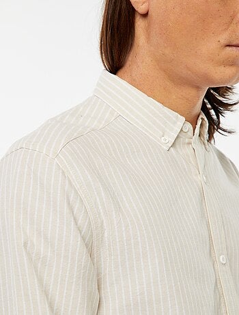 Camicia Oxford con motivo a righe
