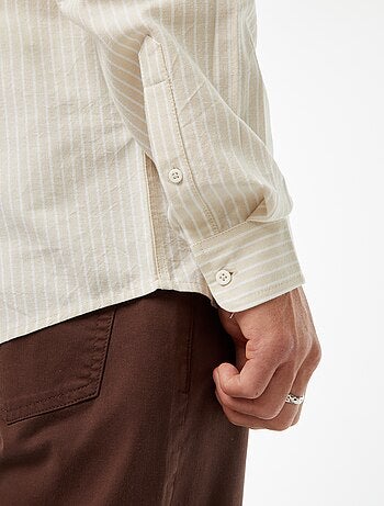 Camicia Oxford con motivo a righe