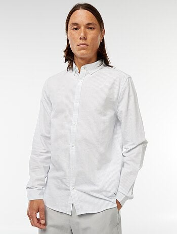 Camicia Oxford con motivo a righe