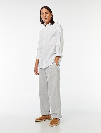 Camicia Oxford con motivo a righe