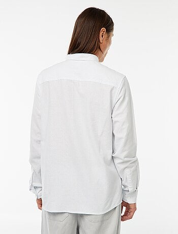 Camicia Oxford con motivo a righe