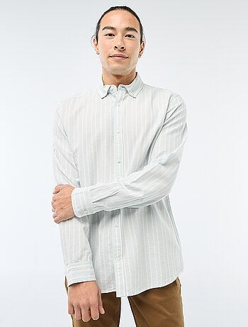 Camicia Oxford con motivo a righe