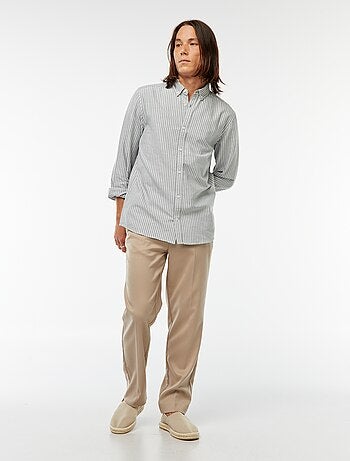 Camicia Oxford con motivo a righe