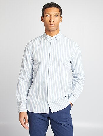 Camicia Oxford con motivo