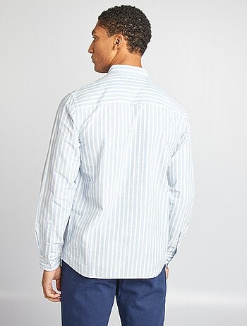 Camicia Oxford con motivo