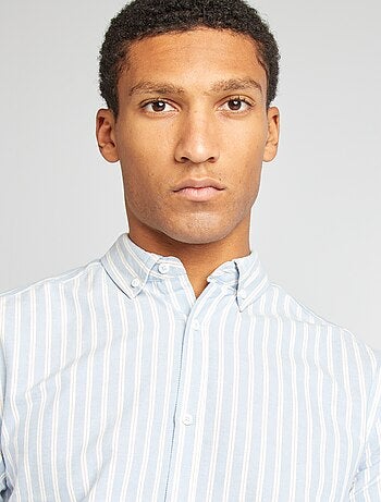 Camicia Oxford con motivo