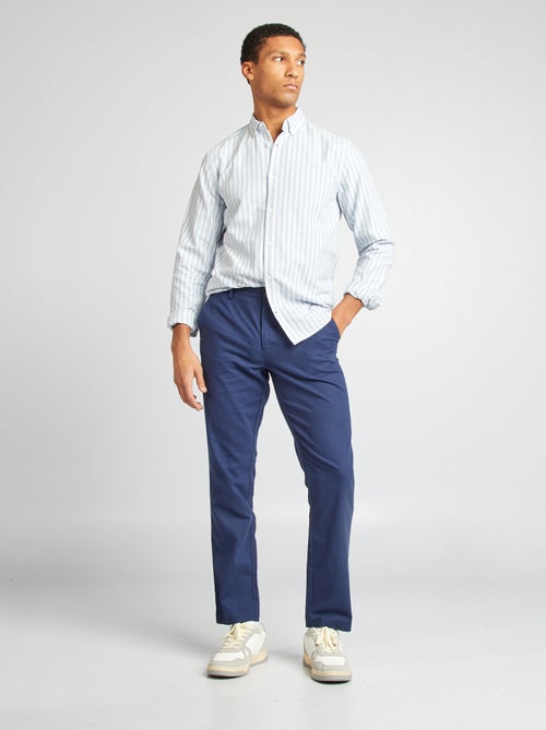 Camicia Oxford con motivo - Kiabi