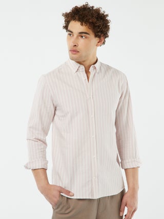 Camicia Oxford con motivo
