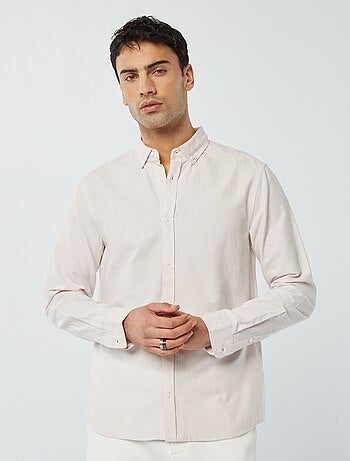 Camicia Oxford con motivo