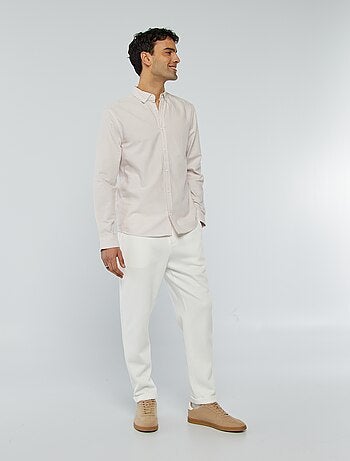 Camicia Oxford con motivo