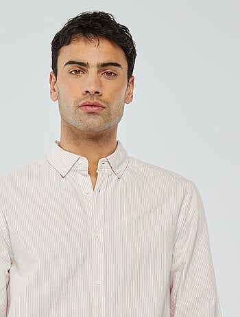 Camicia Oxford con motivo