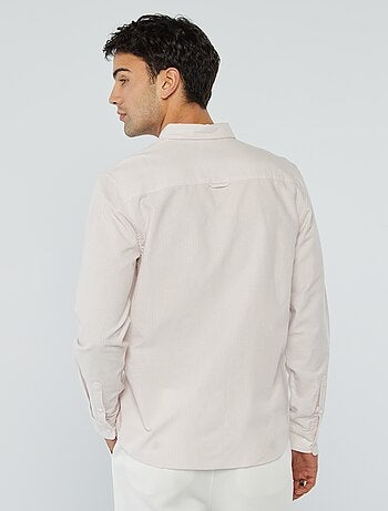 Camicia Oxford con motivo