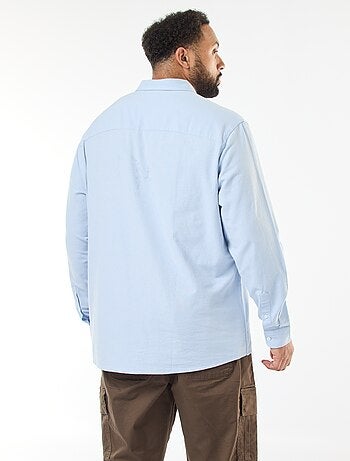 Camicia oxford dritta tinta unita