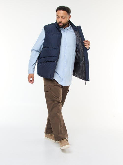 Camicia oxford dritta tinta unita - Kiabi