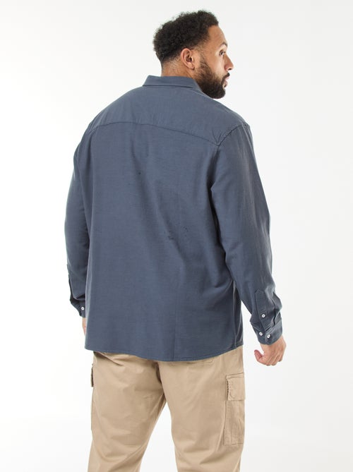 Camicia oxford dritta tinta unita - Kiabi