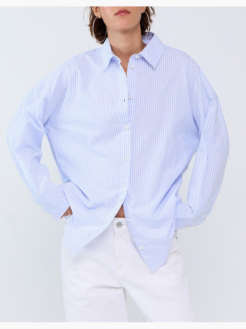Camicia oxford, mo fashion Blu - Kiabi