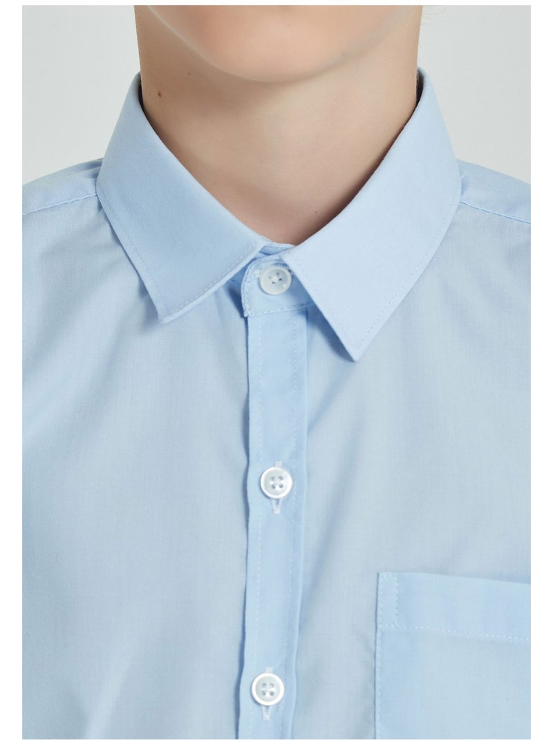 Camicia per bambini Kebello Blu cielo - Kiabi