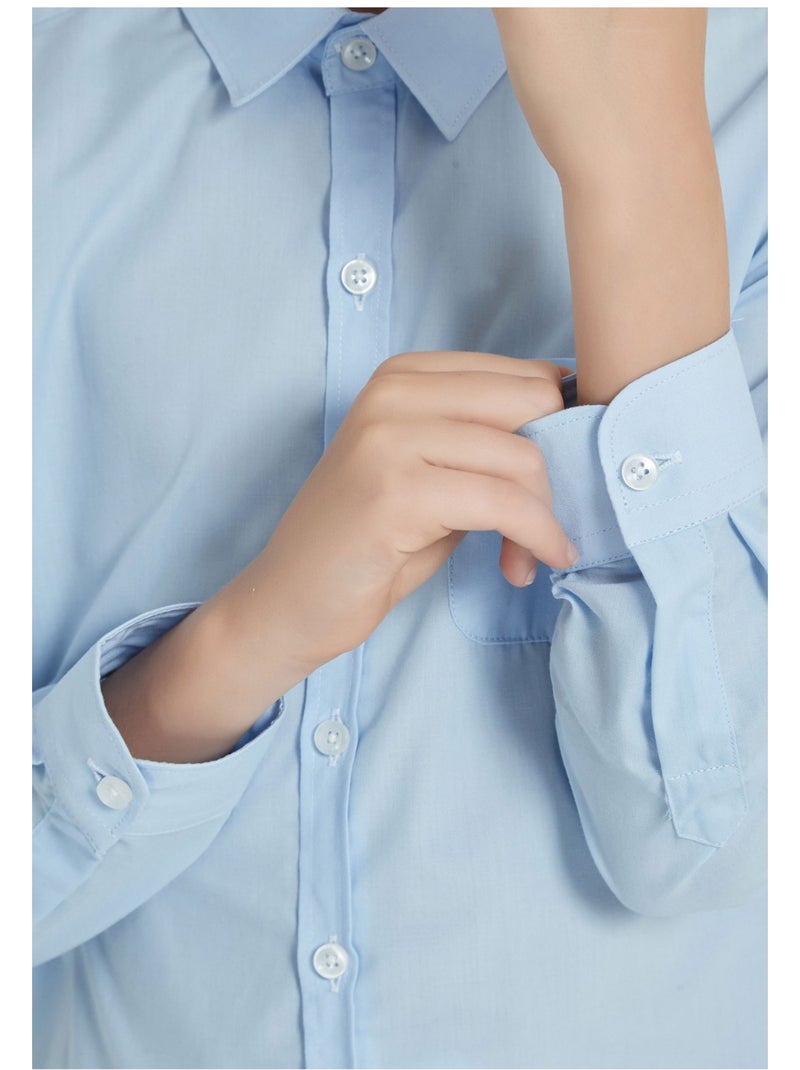 Camicia per bambini Kebello Blu cielo - Kiabi