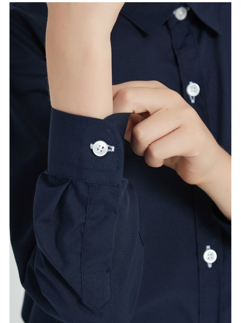 Camicia per bambini Kebello Blu marino - Kiabi