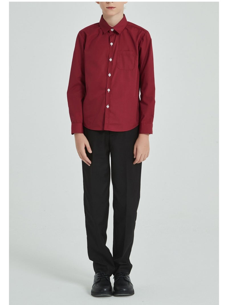 Camicia per bambini Kebello Bordeaux - Kiabi