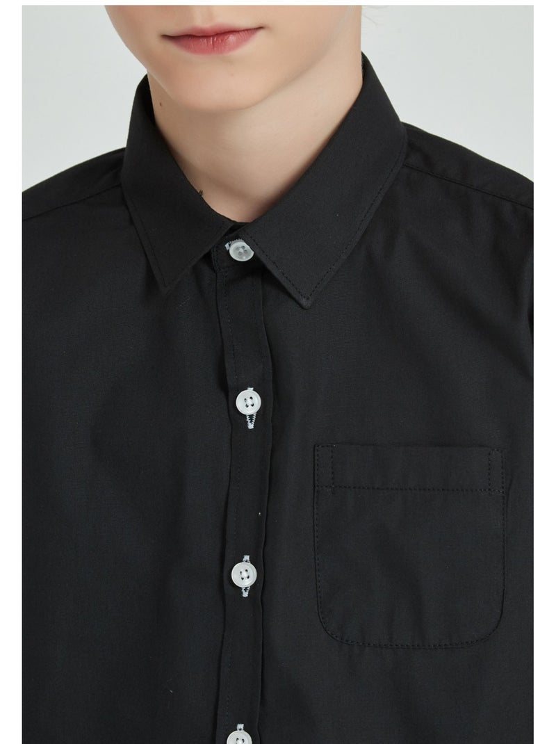 Camicia per bambini Kebello Nero Nero - Kiabi