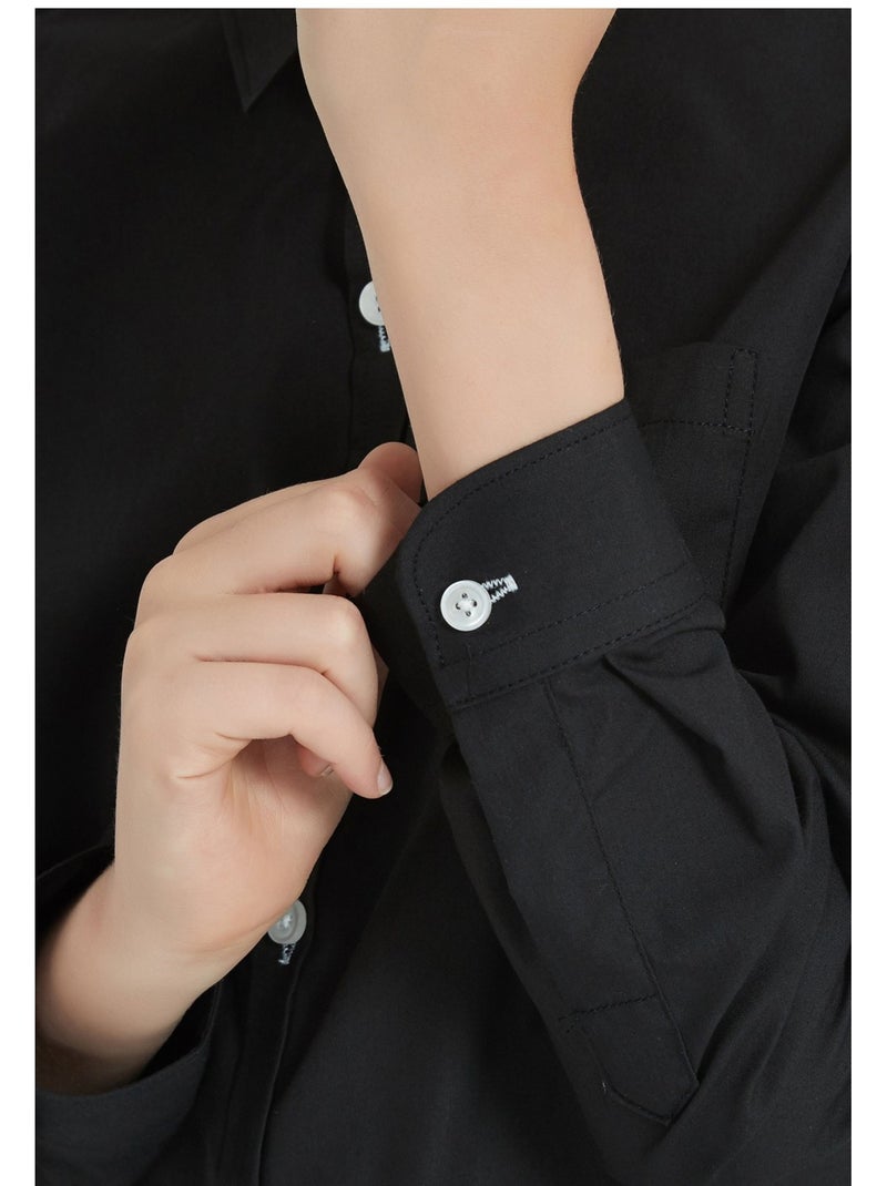 Camicia per bambini Kebello Nero Nero - Kiabi