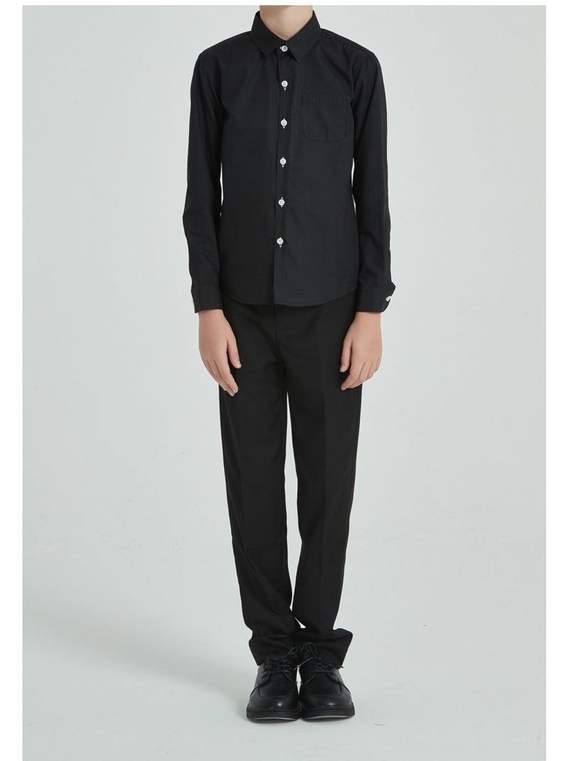 Camicia per bambini Kebello Nero Nero - Kiabi